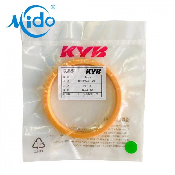 Identificazione di Rod Seal 100*115*9 millimetro del cilindro idraulico di KYB * OD * escavatore Rod Seal Kit di H 0