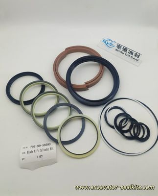 Kit di guarnizioni polimeriche avanzate per 707-99-56690 - Kit di riparazione del cilindro di sollevamento della lama resistente alle alte temperature e all&#39;abrasione