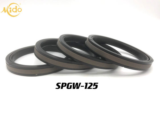 Doppia guarnizione sostituta del pistone di SPGW 125, guarnizioni di High Pressure Piston dell'escavatore