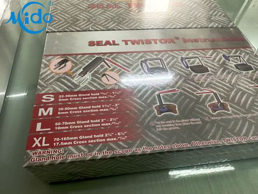 Strumenti per sigilli di gomma metallica Kit di installazione di sigilli idraulici professionali Kit di riparazione di sigilli di gomma durevole