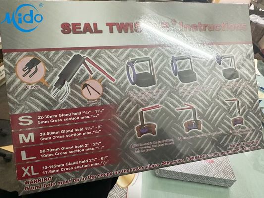 Strumenti per sigilli di gomma metallica Kit di installazione di sigilli idraulici professionali Kit di riparazione di sigilli di gomma durevole