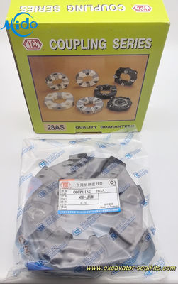 Giunto in gomma Centaflex nero di dimensioni standard per escavatore