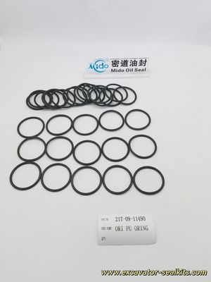 O-ring in gomma PU Komatsu per impieghi gravosi 21T-09-11490 per sistemi idraulici e pneumatici