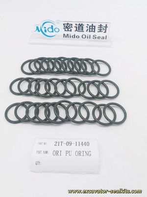 Kit O-ring in gomma universale Komatsu | Include diversi O-ring in PU di dimensioni 21T-09-11440