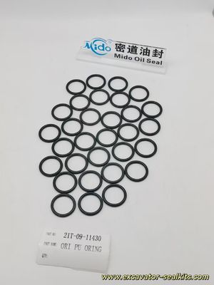 O-ring in gomma Komatsu: 21T-09-11430 PU affidabile | Guarnizioni in gomma | Disponibile - Ordini personalizzati