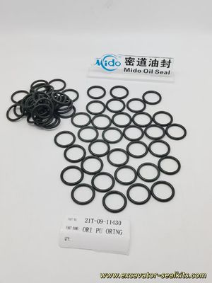 O-ring in gomma Komatsu: 21T-09-11430 PU affidabile | Guarnizioni in gomma | Disponibile - Ordini personalizzati