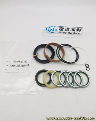 Kit di riparazione della guarnizione del cilindro per impieghi gravosi 707-98-14790 con alta temperatura | Guarnizioni resistenti all'abrasione