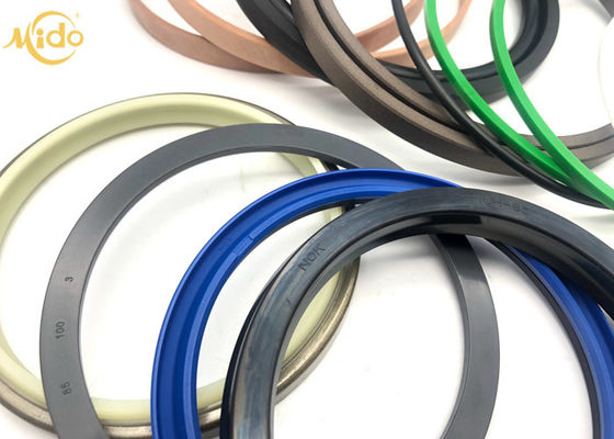 Escavatore Cylinder Seal Kits del SECCHIO del BRACCIO dell'ASTA di  del corredo della guarnizione del cilindro idraulico di MIDAO