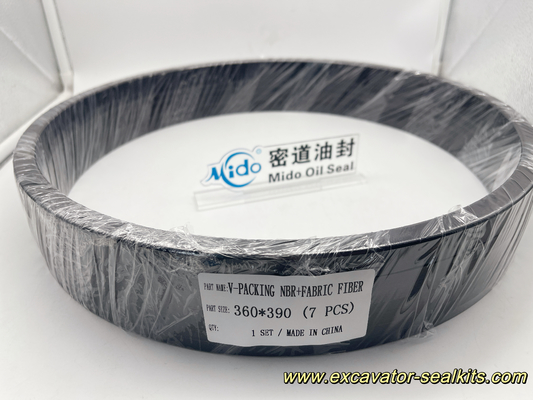 V-Packing NBR+FABRIC FIBER Set di sigilli per escavatori