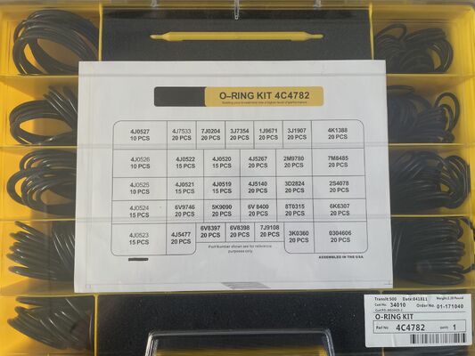 4C4782 Kit O-ring in gomma | Guarnizione di ricambio per attrezzature pesanti